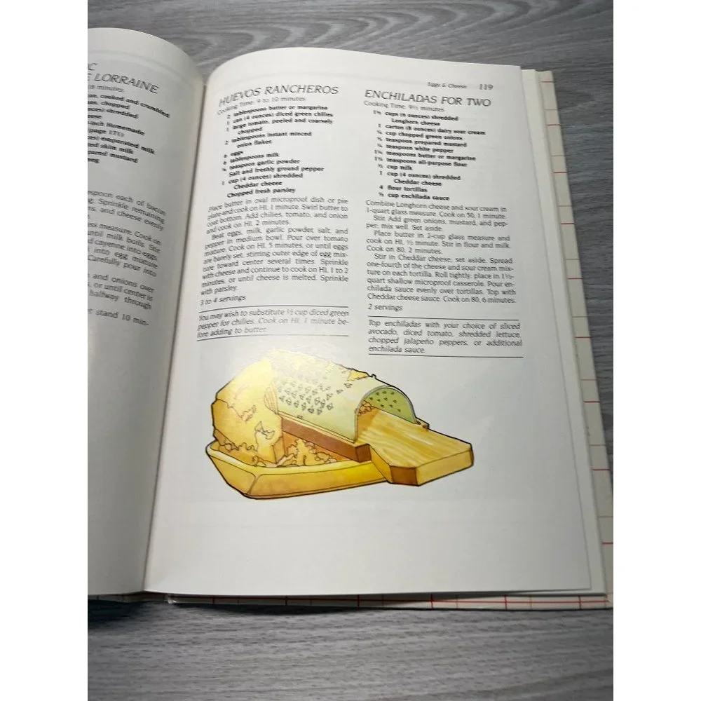 Vintage Kenmore Microwave Cooking Cookbook 1987 Sears Hardcover Recipes